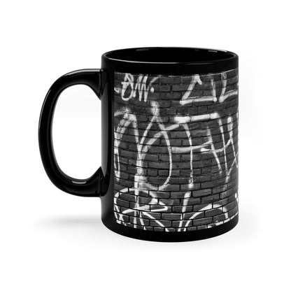 Graffiti wall art coffee mug