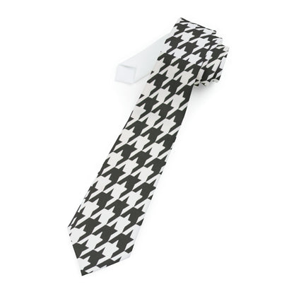 Houndstooth Print Necktie