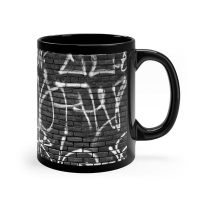 Graffiti wall art coffee mug