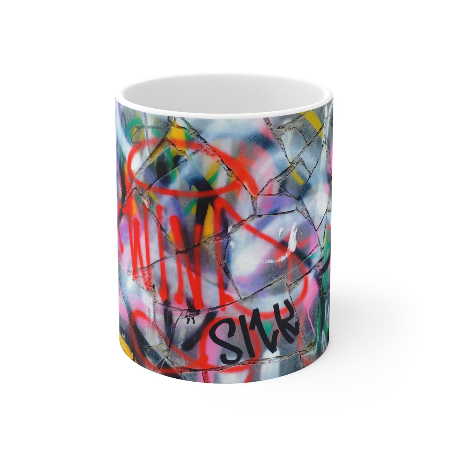 Stunning Graffiti Wall Art Ceramic Mug 11oz