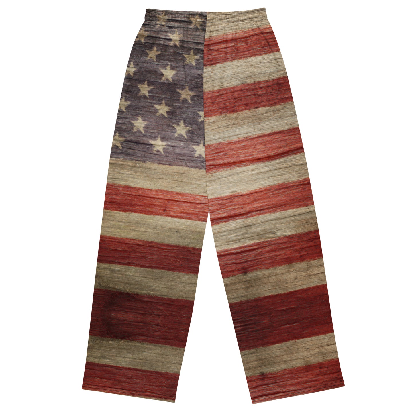 Stylish American Flag Comfort Pants - Realistic Looking Custom Designed Fabric