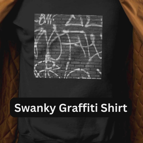 Graffiti wall art coffee mug and matching sweatshirt