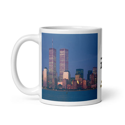 Coffee Mug of Iconic World Trade Center Twin Towers at Dusk