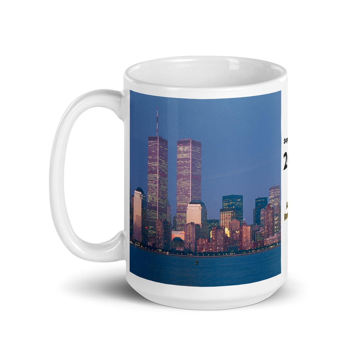 Coffee Mug of Iconic World Trade Center Twin Towers at Dusk