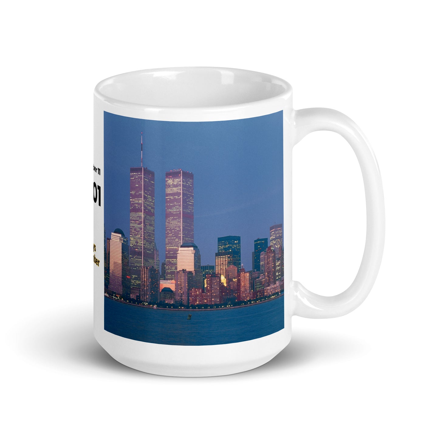 Coffee Mug of Iconic World Trade Center Twin Towers at Dusk