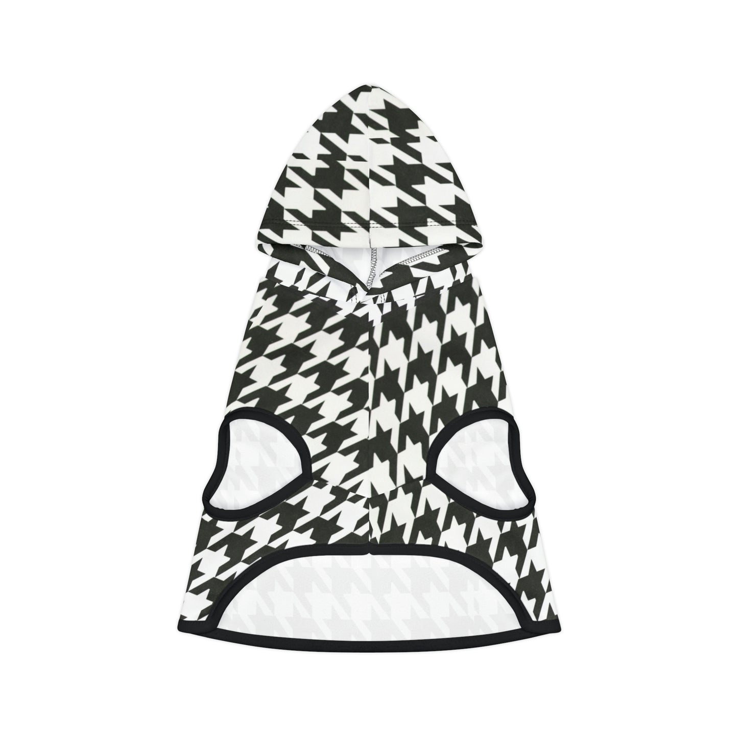 Houndstooth Print Dog Hoodie for Stylish Fur Babies