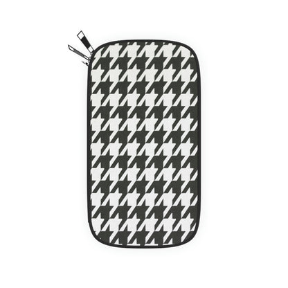 Houndstooth Passport Wallet