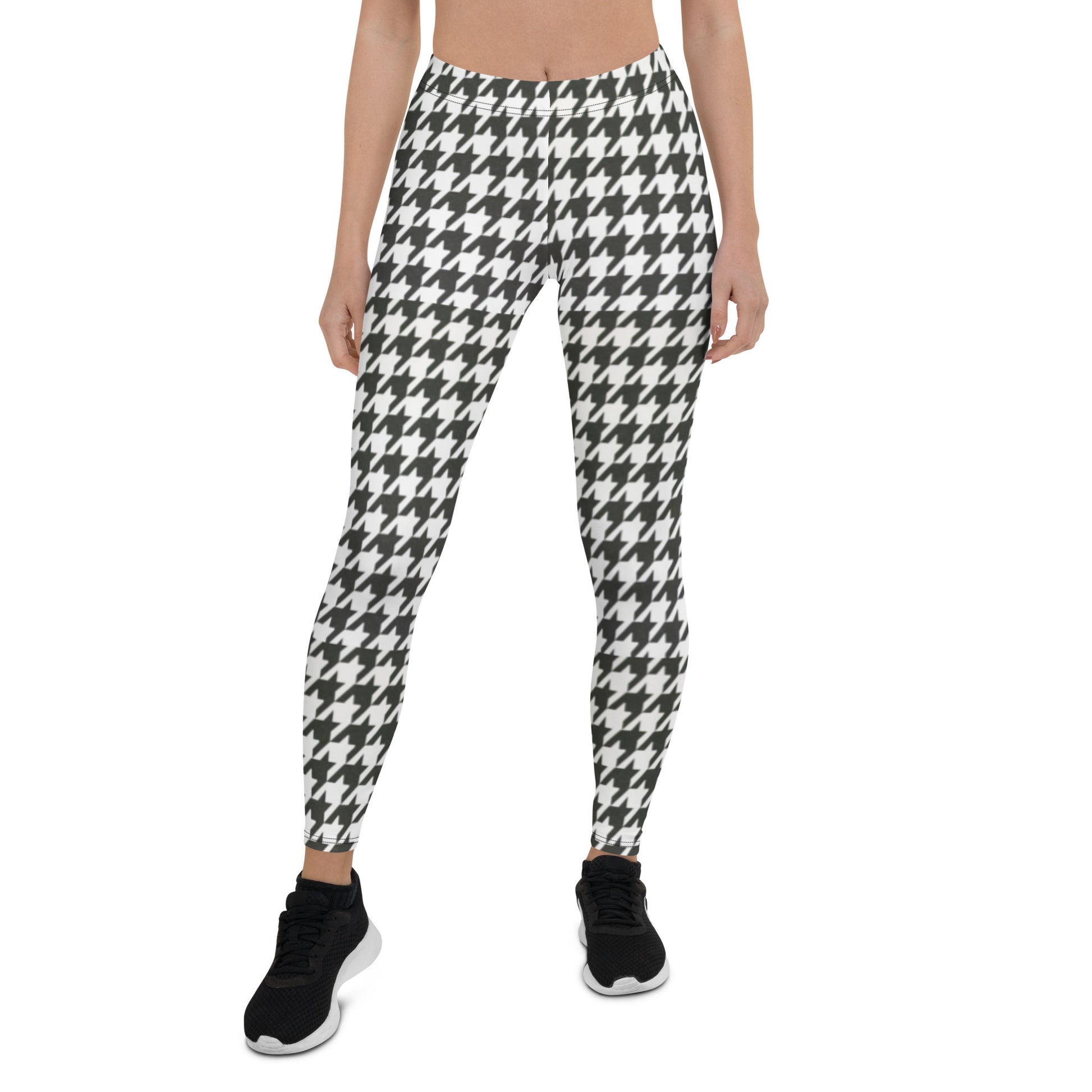 Houndstooth yoga pants leggings