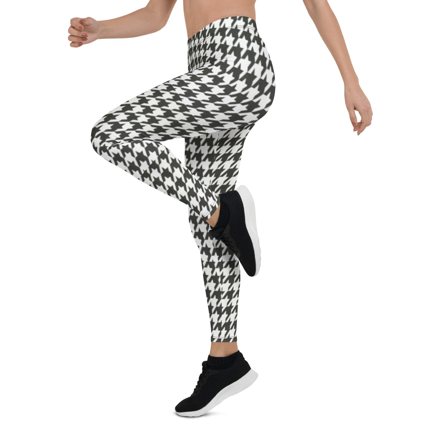 Houndstooth yoga pants leggings