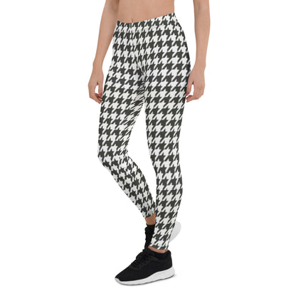 Houndstooth yoga pants leggings