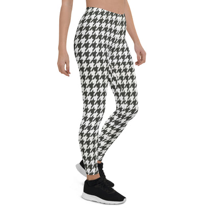 Houndstooth yoga pants leggings