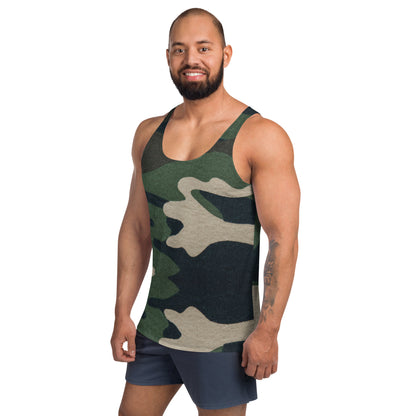 Swanky Large Camouflage Print Tank Top for Men