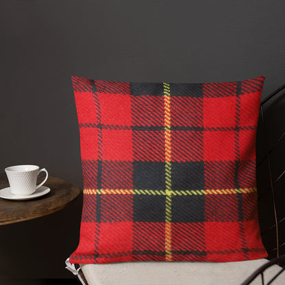 Tartan Plaid Throw Pillow for Chair Sofa Bed