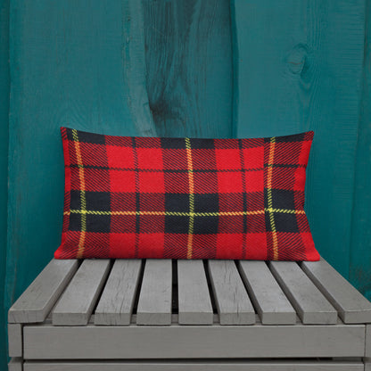 Tartan Plaid Throw Pillow for Chair Sofa Bed