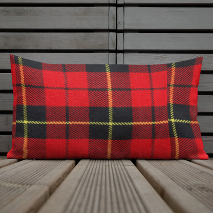 Tartan Plaid Throw Pillow for Chair Sofa Bed