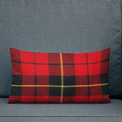 Tartan Plaid Throw Pillow for Chair Sofa Bed