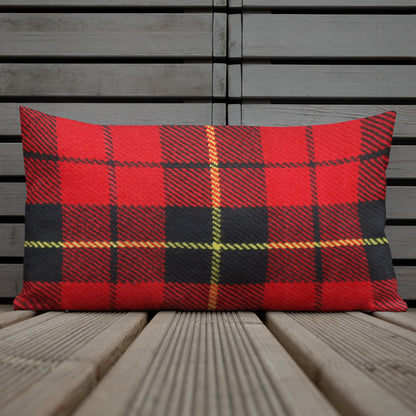 Tartan Plaid Throw Pillow for Chair Sofa Bed