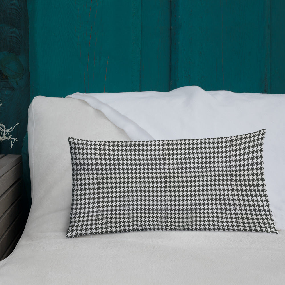 Houndstooth Throw Pillow for Chair Sofa Bed