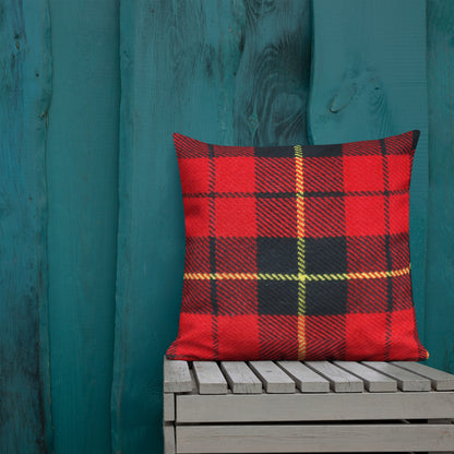 Tartan Plaid Throw Pillow for Chair Sofa Bed