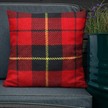 Tartan Plaid Throw Pillow for Chair Sofa Bed