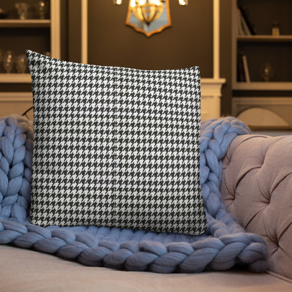 Houndstooth Throw Pillow for Chair Sofa Bed