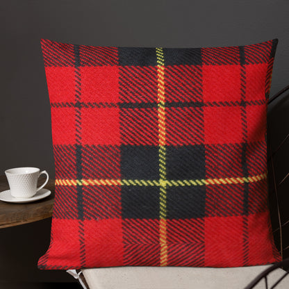 Tartan Plaid Throw Pillow for Chair Sofa Bed