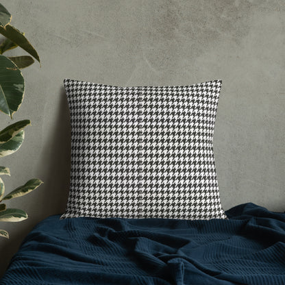 Houndstooth Throw Pillow for Chair Sofa Bed