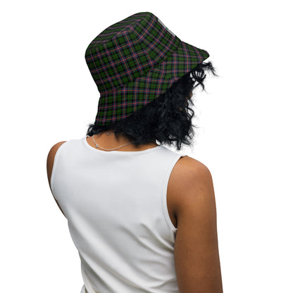 Stylish Denim and Plaid Reversible Bucket Hat