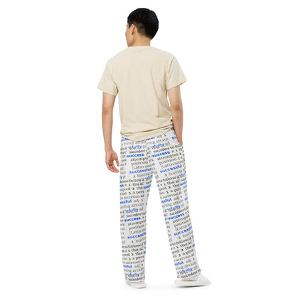 Swanky Success Dictionary Print Unisex Comfort Pants